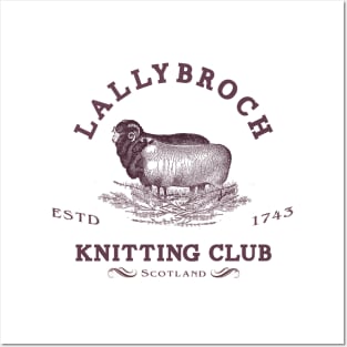 Original Lallybroch Knitting Club Posters and Art